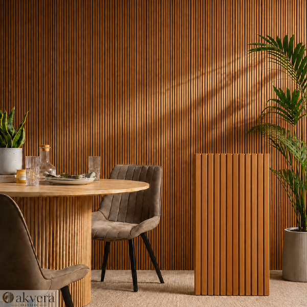 Oakvera Signature Acoustic Slat Panels. (2.75x1.10m)
