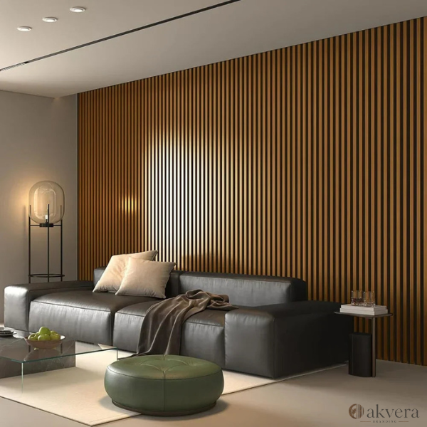 Oakvera Signature Acoustic Slat Panels. (2.75x1.10m)