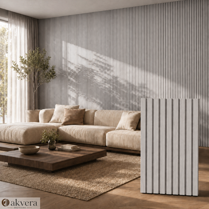 Oakvera Signature Acoustic Slat Panels. (2.75x1.10m)