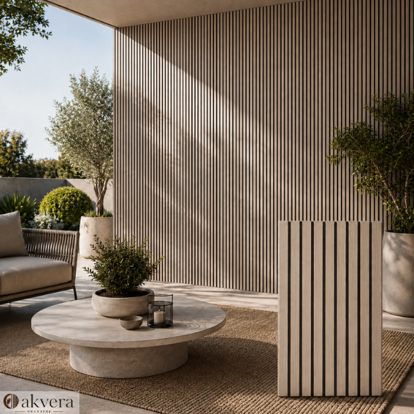 Oakvera Signature Acoustic Slat Panels. (2.75x1.10m)