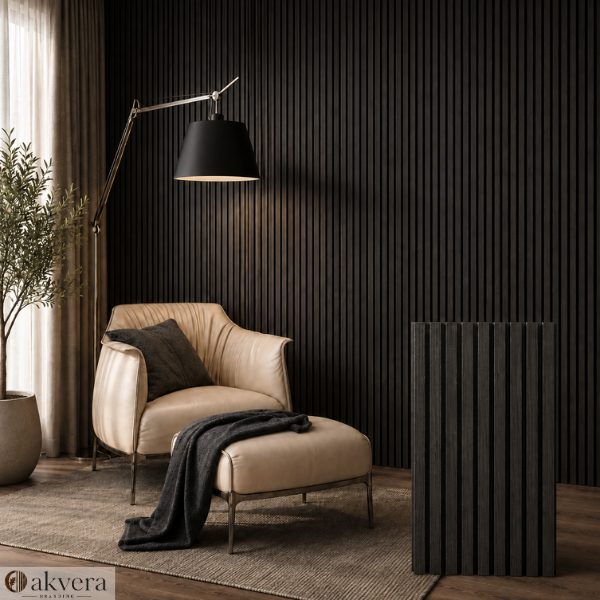 Oakvera Signature Acoustic Slat Panels. (2.75x1.10m)