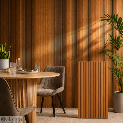 Oakvera Signature Acoustic Slat Panels. (2.75x1.10m)